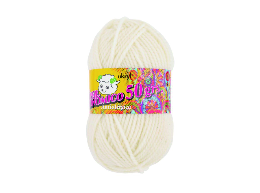 ESP. LANA OVILLO 50 GRS. BLANCA 